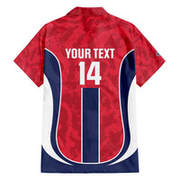 Custom Norway Football Family Matching Short Sleeve Bodycon Dress and Hawaiian Shirt 2026 Come On Norge - Wonder Print Shop