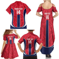 Custom Norway Football Family Matching Summer Maxi Dress and Hawaiian Shirt 2026 Come On Norge - Wonder Print Shop