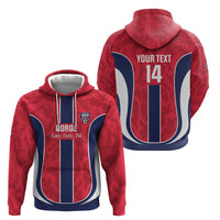 Custom Norway Football Hoodie 2026 Come On Norge - Wonder Print Shop