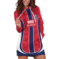 Custom Norway Football Hoodie Dress 2026 Come On Norge - Wonder Print Shop