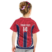 Custom Norway Football Kid T Shirt 2026 Come On Norge - Wonder Print Shop
