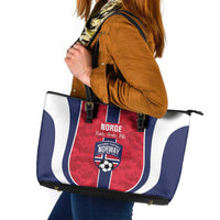 Norway Football Leather Tote Bag 2026 Come On Norge - Wonder Print Shop