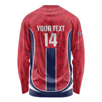 Custom Norway Football Long Sleeve Shirt 2026 Come On Norge - Wonder Print Shop
