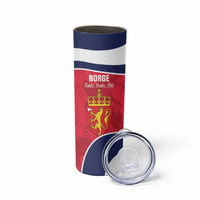 Custom Norway Football Skinny Tumbler 2026 Come On Norge - Wonder Print Shop
