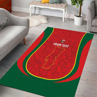 Custom Portugal Football Area Rug 2026 Come On Selecao das Quinas - Red - Wonder Print Shop