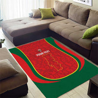 Custom Portugal Football Area Rug 2026 Come On Selecao das Quinas - Red - Wonder Print Shop