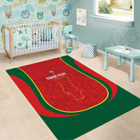 Custom Portugal Football Area Rug 2026 Come On Selecao das Quinas - Red - Wonder Print Shop