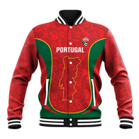 Custom Portugal Football Baseball Jacket 2026 Come On Selecao das Quinas - Red - Wonder Print Shop