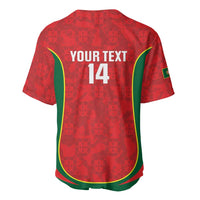 Custom Portugal Football Baseball Jersey 2026 Come On Selecao das Quinas - Red - Wonder Print Shop