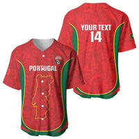 Custom Portugal Football Baseball Jersey 2026 Come On Selecao das Quinas - Red - Wonder Print Shop