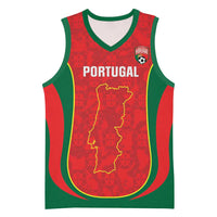 Custom Portugal Football Basketball Jersey 2026 Come On Selecao das Quinas - Red - Wonder Print Shop