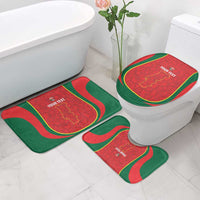 Custom Portugal Football Bathroom Set 2026 Come On Selecao das Quinas - Red - Wonder Print Shop