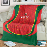 Custom Portugal Football Blanket 2026 Come On Selecao das Quinas - Red - Wonder Print Shop