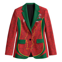 Custom Portugal Football Blazer 2026 Come On Selecao das Quinas - Red - Wonder Print Shop