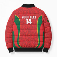 Custom Portugal Football Bomber Puffer Jacket 2026 Come On Selecao das Quinas - Red - Wonder Print Shop