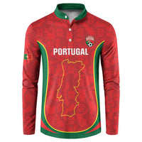 Custom Portugal Football Button Sweatshirt 2026 Come On Selecao das Quinas - Red - Wonder Print Shop