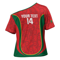 Custom Portugal Football Cross Shoulder Shirt 2026 Come On Selecao das Quinas - Red - Wonder Print Shop