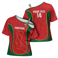 Custom Portugal Football Cross Shoulder Shirt 2026 Come On Selecao das Quinas - Red - Wonder Print Shop
