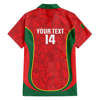 Custom Portugal Football Family Matching Long Sleeve Bodycon Dress and Hawaiian Shirt 2026 Come On Selecao das Quinas - Red - Wonder Print Shop