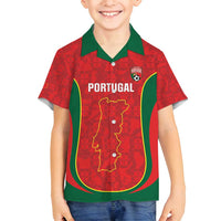 Custom Portugal Football Family Matching Long Sleeve Bodycon Dress and Hawaiian Shirt 2026 Come On Selecao das Quinas - Red - Wonder Print Shop