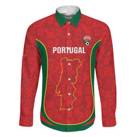 Custom Portugal Football Family Matching Off The Shoulder Long Sleeve Dress and Hawaiian Shirt 2026 Come On Selecao das Quinas - Red - Wonder Print Shop