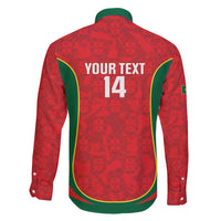 Custom Portugal Football Family Matching Off Shoulder Maxi Dress and Hawaiian Shirt 2026 Come On Selecao das Quinas - Red - Wonder Print Shop