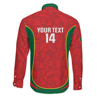 Custom Portugal Football Family Matching Off Shoulder Short Dress and Hawaiian Shirt 2026 Come On Selecao das Quinas - Red - Wonder Print Shop