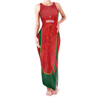 Custom Portugal Football Family Matching Tank Maxi Dress and Hawaiian Shirt 2026 Come On Selecao das Quinas - Red - Wonder Print Shop