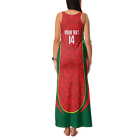 Custom Portugal Football Family Matching Tank Maxi Dress and Hawaiian Shirt 2026 Come On Selecao das Quinas - Red - Wonder Print Shop