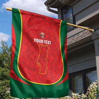Custom Portugal Football Garden Flag 2026 Come On Selecao das Quinas - Red - Wonder Print Shop