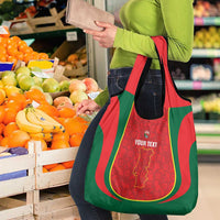 Custom Portugal Football Grocery Bag 2026 Come On Selecao das Quinas - Red - Wonder Print Shop