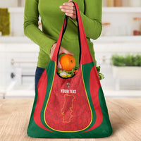 Custom Portugal Football Grocery Bag 2026 Come On Selecao das Quinas - Red - Wonder Print Shop