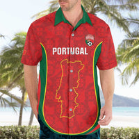 Custom Portugal Football Hawaiian Shirt 2026 Come On Selecao das Quinas - Red - Wonder Print Shop