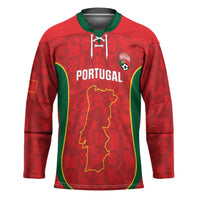 Custom Portugal Football Hockey Jersey 2026 Come On Selecao das Quinas - Red - Wonder Print Shop