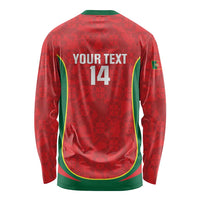 Custom Portugal Football Long Sleeve Shirt 2026 Come On Selecao das Quinas - Red - Wonder Print Shop