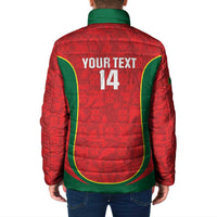 Custom Portugal Football Padded Jacket 2026 Come On Selecao das Quinas - Red - Wonder Print Shop