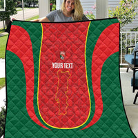Custom Portugal Football Quilt 2026 Come On Selecao das Quinas - Red - Wonder Print Shop