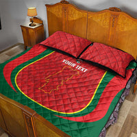 Custom Portugal Football Quilt Bed Set 2026 Come On Selecao das Quinas - Red - Wonder Print Shop