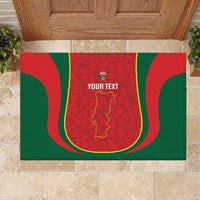 Custom Portugal Football Rubber Doormat 2026 Come On Selecao das Quinas - Red - Wonder Print Shop