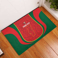 Custom Portugal Football Rubber Doormat 2026 Come On Selecao das Quinas - Red - Wonder Print Shop