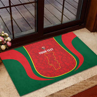 Custom Portugal Football Rubber Doormat 2026 Come On Selecao das Quinas - Red - Wonder Print Shop