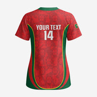 Custom Portugal Football Scrub Top 2026 Come On Selecao das Quinas - Red - Wonder Print Shop