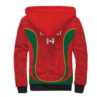 Custom Portugal Football Sherpa Hoodie 2026 Come On Selecao das Quinas - Red - Wonder Print Shop
