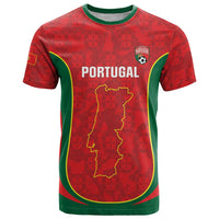 Custom Portugal Football T Shirt 2026 Come On Selecao das Quinas - Red - Wonder Print Shop