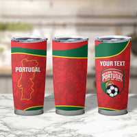 Custom Portugal Football Tumbler Cup 2026 Come On Selecao das Quinas - Red - Wonder Print Shop