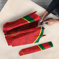 Custom Portugal Football Umbrella 2026 Come On Selecao das Quinas - Red - Wonder Print Shop