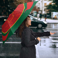 Custom Portugal Football Umbrella 2026 Come On Selecao das Quinas - Red - Wonder Print Shop
