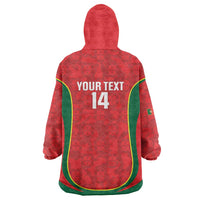 Custom Portugal Football Wearable Blanket Hoodie 2026 Come On Selecao das Quinas - Red - Wonder Print Shop