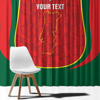Custom Portugal Football Window Curtain 2026 Come On Selecao das Quinas - Red - Wonder Print Shop