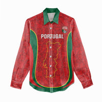 Custom Portugal Football Women Casual Shirt 2026 Come On Selecao das Quinas - Red - Wonder Print Shop